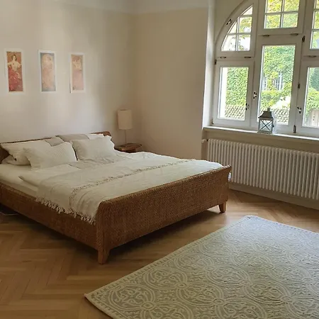 Gruene Wohlfuehloase In Einer Stadtvilla * Галль